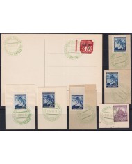 F-EX58392 BOHEMIA & MORAVIA CZECHOSLOVAKIA WWII 1940 GERMANY OCCUPATION GREEN