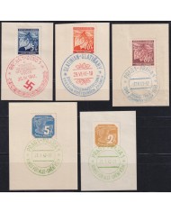 F-EX58399 BOHEMIA & MORAVIA CZECHOSLOVAKIA WWII 1941 GERMANY OCCUPATION CANCEL