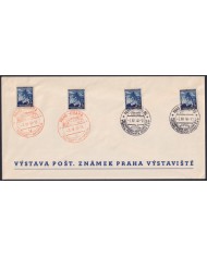 F-EX58401 BOHEMIA & MORAVIA CZECHOSLOVAKIA WWII 1942 GERMANY OCCUPATION CANCEL.