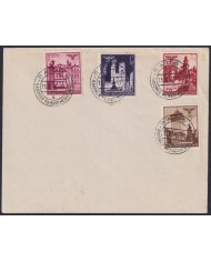 F-EX58402 POLAND GENERAL GOVERNMENT KRAKOW WWII 1943 GERMANY OCCUPATION CANCEL.