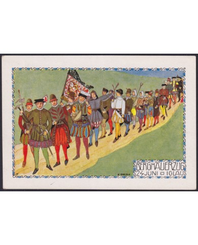 F-EX58921 BOHEMIA & MORAVIA CZECHOSLOVAKIA WWII 1940 GERMANY OCCUPATION IGLAU
