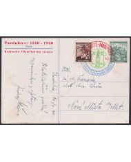 F-EX58922 BOHEMIA & MORAVIA CZECHOSLOVAKIA WWII 1940 GERMANY OCCUPATION TRICOLOR