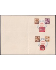 F-EX58925 BOHEMIA & MORAVIA CZECHOSLOVAKIA WWII 1941 GERMANY OCCUPATION BICOLOR
