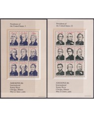 F-EX59836 USA US MNH 1976 PRESIDENT SHEET.