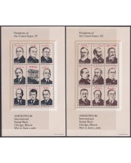 F-EX59836 USA US MNH 1976 PRESIDENT SHEET.