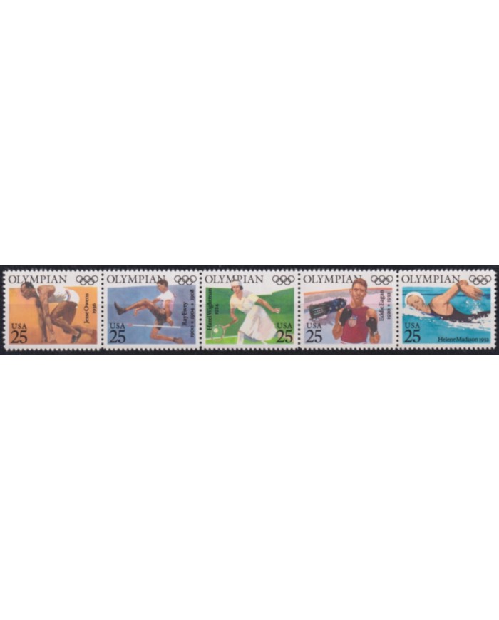 F-EX61092 USA US MNH 1990 SUMMER OLYMPIC GAMES ATHLETISM.