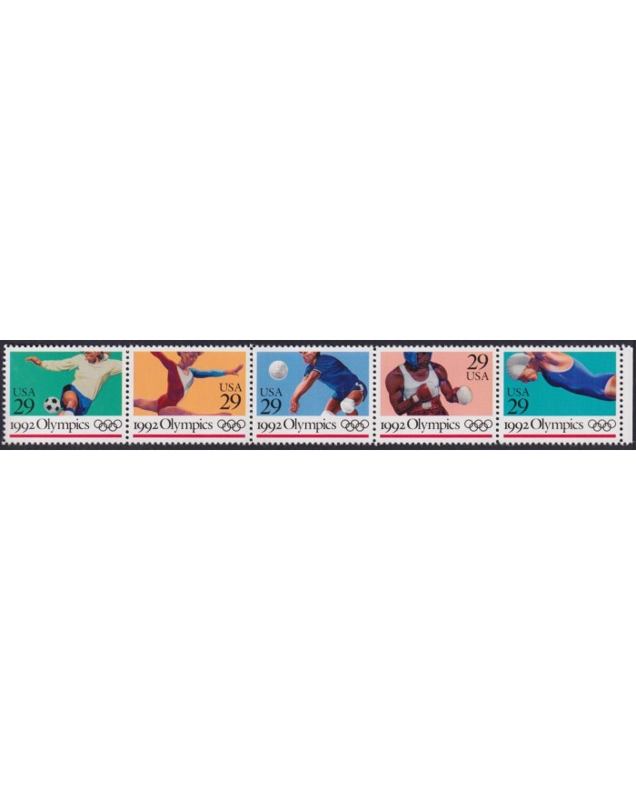 F-EX61301 USA US MNH 1992 SUMMER OLYMPIC GAMES SWIMMING.