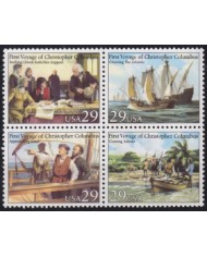 F-EX61303 USA US MNH 1992 FIRST VOYAGE OF COLUMBUS SHIP.