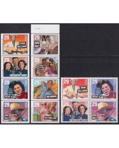 F-EX59841 USA US MNH 1993 JAZZ CUNTRY SINGER MUSIC.