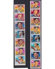 F-EX59840 USA US MNH 1993 POPULAR SINGER TRIP ELVIS PRESLEY BUDDY HOLLY OTIS.