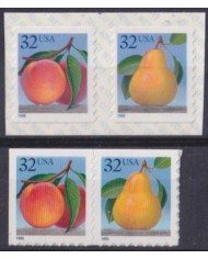 F-EX61318 USA US MNH 1995 FRUIT FRUTAS.