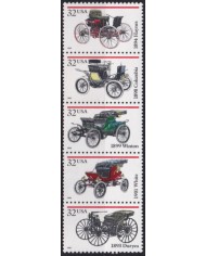 F-EX61338 USA US MNH 1995 OLD CLASSIC AUTOMOVILE CAR HAYNES WINTON DURYEA.