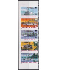 F-EX61344 USA US MNH 1996 SHIP FERRYBOAT STEAMBOAT RIVERBOAT.