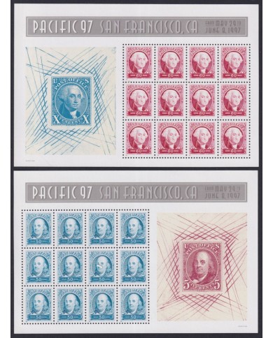 F-EX59844 USA US MNH 1997 SAN FRANCISCO PHILATELIC EXPO PACIFIC´97.