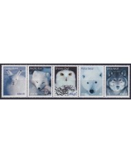 F-EX61368 USA US MNH 1998 ARCTIC FAUNA HARE SNOW OWL FOX.