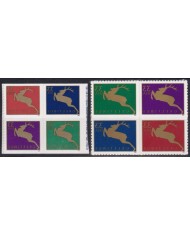 F-EX61370 USA US MNH 1999 GOLD REINDEER GREETING CHRISTMAS NAVIDAD.