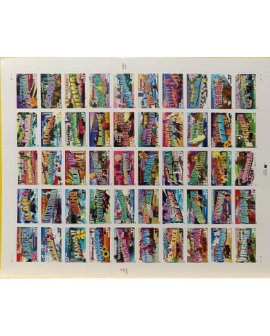 F-EX58051 USA US MNH 2002 COMPLET SHEET OF 50 STATES.