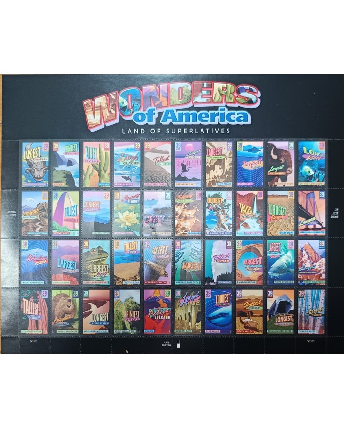 F-EX58034 USA US MNH 2006 COMPLET SHEET WONDER OF AMERICA FAUNA FLOWER.