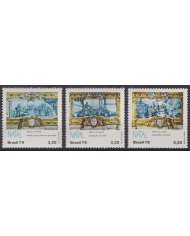 F-EX61439 BRAZIL MNH 1979 CHRISTMAS NAVIDAD ART PAINTING MOSAIC.