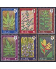 F-EX61441 BELIZE MNH 1978 CHRISTMAS NAVIDAD WILD FLOWERS & FERNS.