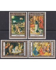 F-EX61444 CHAD MNH 1976 CHRISTMAS NAVIDAD ART PAINTING GERARD DAVID HONTHORST.