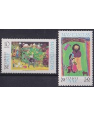 F-EX61450 CHILE MNH 1983 CHRISTMAS NAVIDAD CHILDREN DRAWING.