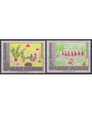 F-EX61463 GABON MNH 1981 CHRISTMAS NAVIDAD NOEL PAINTING ART.