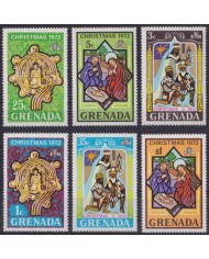 F-EX61478 GRENADA MNH 1972 CHRISTMAS NAVIDAD NATIVITY DRAWING.
