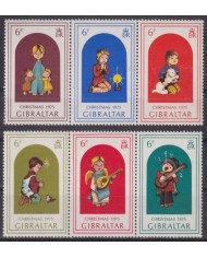 F-EX61467 GIBRALTAR MNH 1975 CHRISTMAS NAVIDAD CHILDREN.