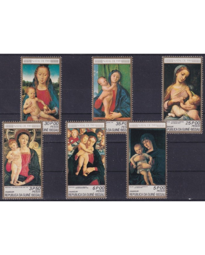 F-EX61481 GUINEA BISSAU MNH 1981 CHRISTMAS NAVIDAD ART PAI MANTEGNA.
