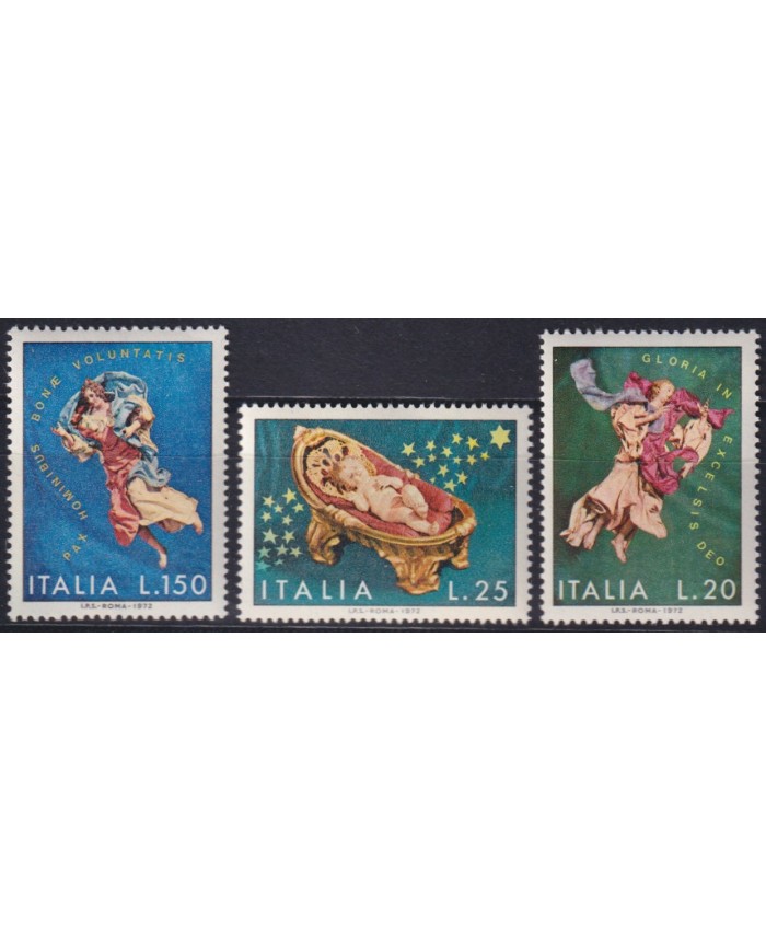 F-EX61487 ITALY MNH 1972 CHRISTMAS NAVIDAD ART SCULTURE NATIVITY.