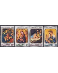 F-EX61496 MALAWI MNH 1985 CHRISTMAS NAVIDAD ART PAINTING STEFANO DA ZEVIO JAIME SERRA.