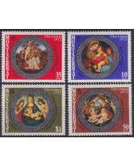 F-EX61506 MONTSERRAT MNH 1972 CHRISTMAS NAVIDAD ART PAINTING BOTTICELLI RAPHAEL.