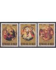 F-EX61514 NIGER MNH 1981 CHRISTMAS NAVIDAD ART PAINTING BOTTICELLI.