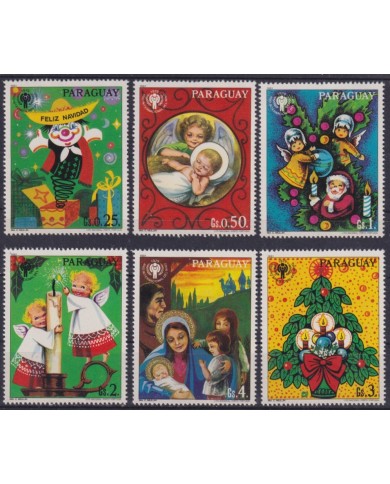 F-EX61515 PARAGUAY MNH 1979 CHRISTMAS NAVIDAD UNICEF.