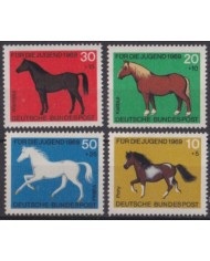 F-EX61048 ALEMANIA RDA MNH 1969 BIENESTAR CABALLO JOVEN.