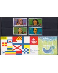 F-EX59861 ESPAÑA SPAIN MNH 1991 BOOKLED DISCOVERY ALEJANDRO VI POPE INCA.