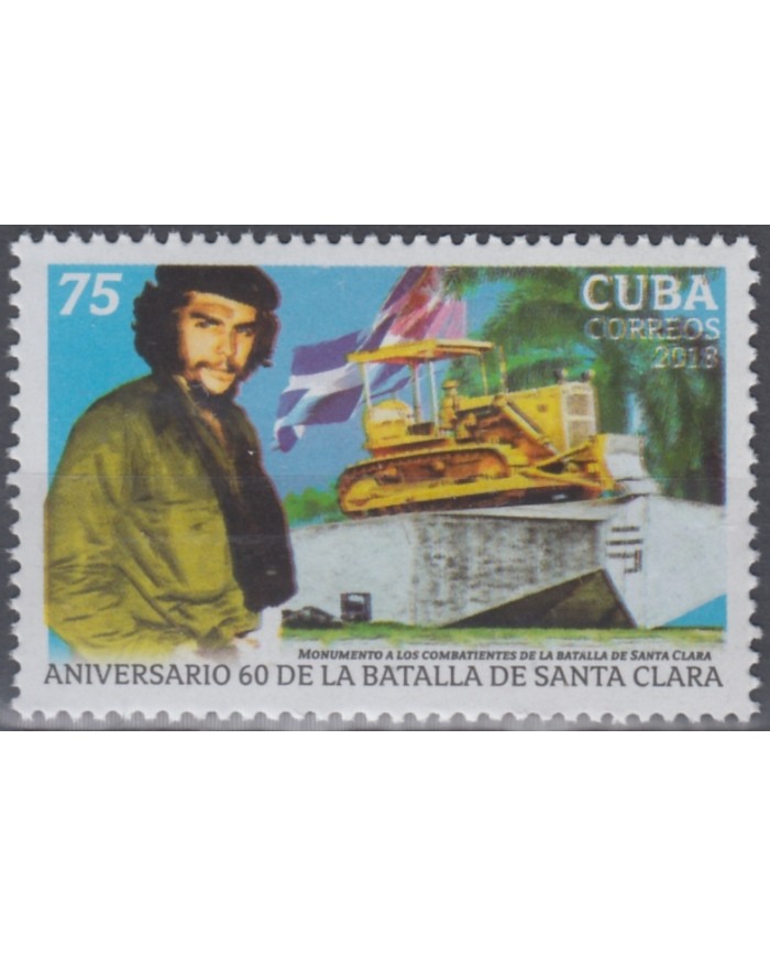 2018.140 CUBA MNH 2018 60 ANIV BATALLA DE SANTA CLARA. ERNESTO CHE GUEVARA.