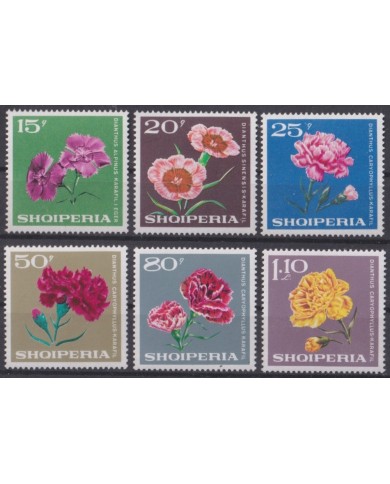 F-EX61746 ALBANIA SHIQIPERIA MNH 1968 FLOWER FLORES.