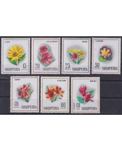 F-EX61745 ALBANIA SHIQIPERIA MNH 1968 FLOWER FLORES.
