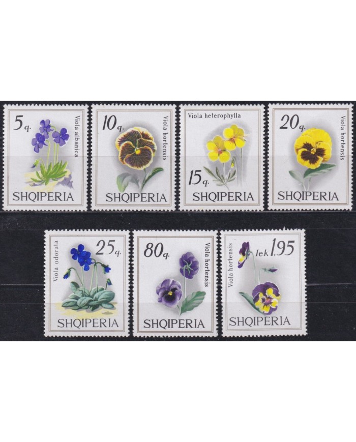 F-EX61672 ALBANIA SHIQIPERIA MNH 1969 FLOWER FLORES.