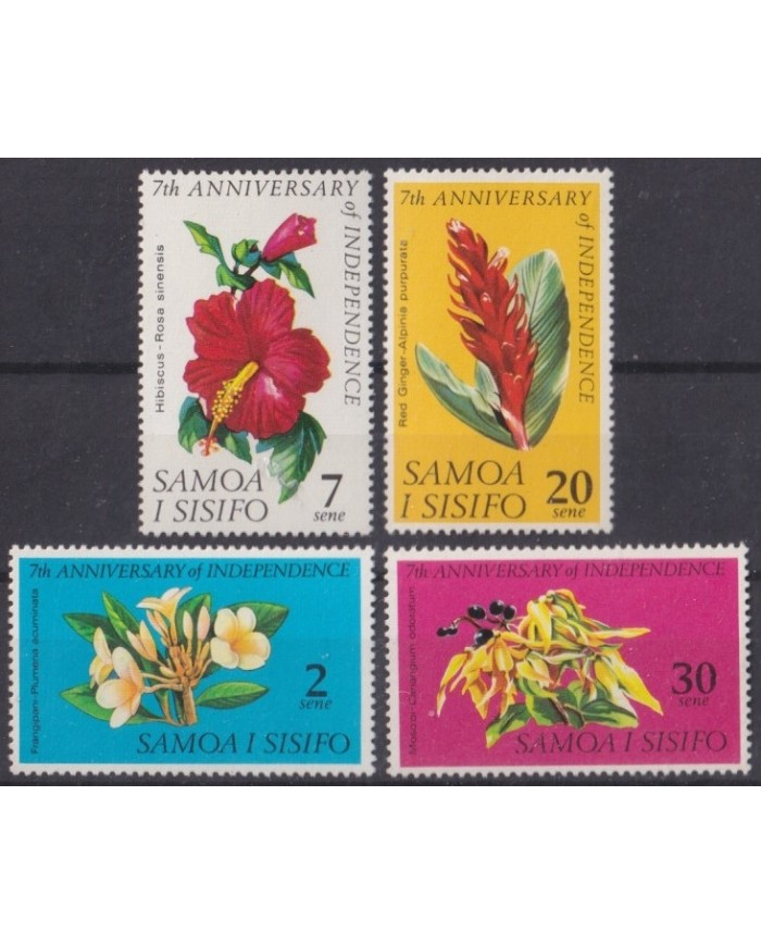 F-EX61724 SAMOA I SISIFO MNH 1968 FLOWER FLORES.