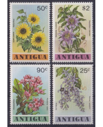 F-EX61756 ANTIGUA MNH 1978 FLOWER FLORES.