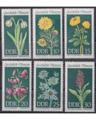 F-EX61673 GERMANY DDR MNH 1969 PROTECTED FLOWER FLORES.
