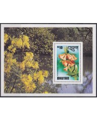 F-EX61762 BHUTAN MNH 1976 FLOWER FLORES FOREST.