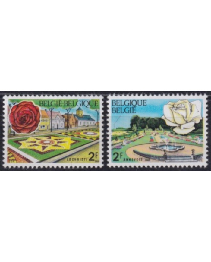 F-EX61694 BELGIUM BELGIQUE MNH 1969 FLOWER & GARDENS FLORES & JARDINES.