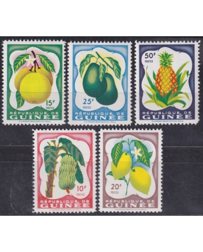 F-EX61754 GUINEA MNH 1959 FRUIT FOOD FRUTAS ALIMENTOS.