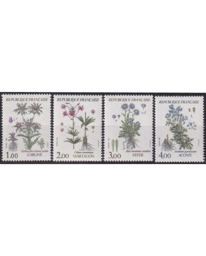 F-EX61734 FRANCE MNH 1983 FLOWER FLORES.