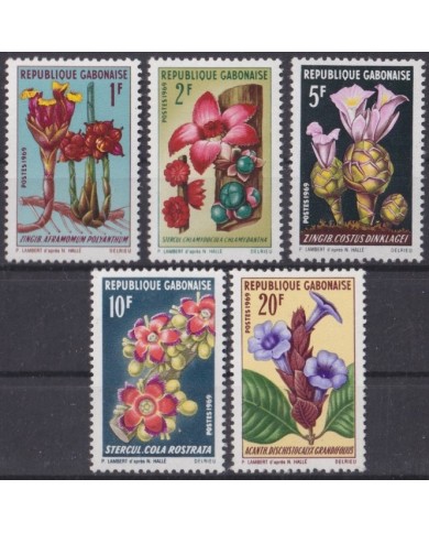 F-EX61706 GABON MNH 1969 FLOWER FLORES.