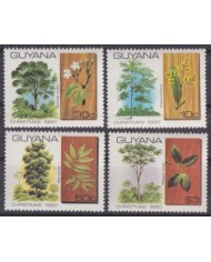 F-EX61764 GUYANA MNH 1980 CHSTISTMAS NAVIDAD TREE FLOWER FLORES.